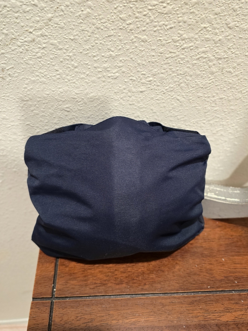 Kids Tommy Hilfiger Navy Packable Pullover Windbreaker with Red & White Details - Picture 6 of 6